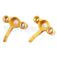 HSP 94188 spare parts-122211 122011 (02165)-02 Upgrade Aluminum Rear Hub Carrier(Left and Right-2pcs)-Golden,Upgrade HSP 94188 RC Car Truck Parts,Upgrade HSP 1:10 RC Truck Spare parts Accessories,HSP 94188 Upgrade Parts